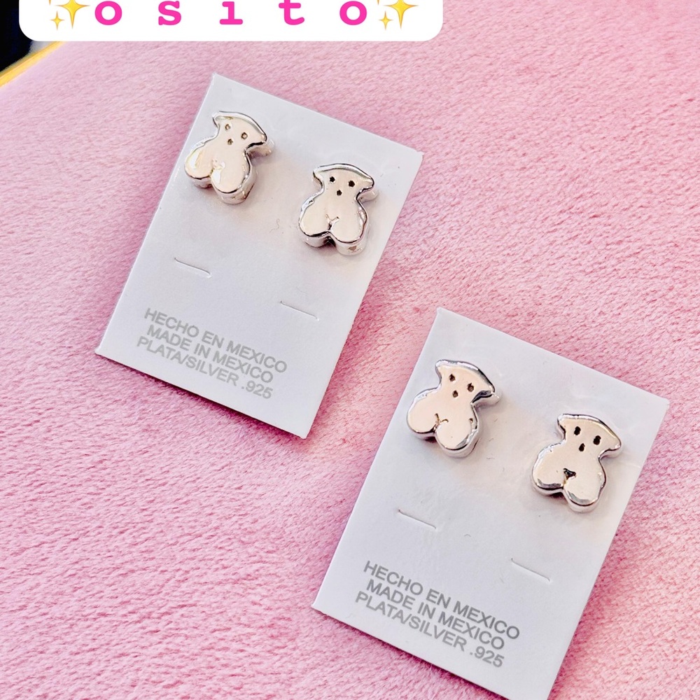 Osito Silver 925  Bear Earrings
